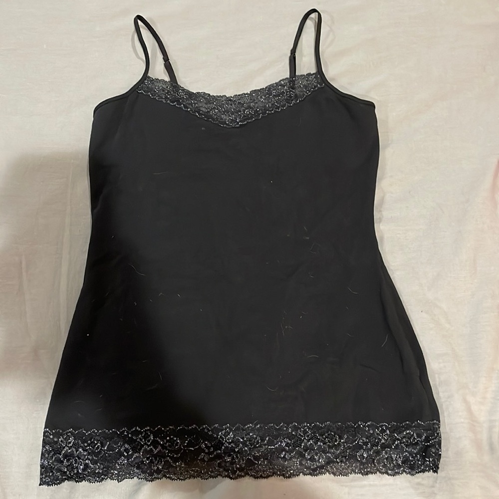 Black tank top